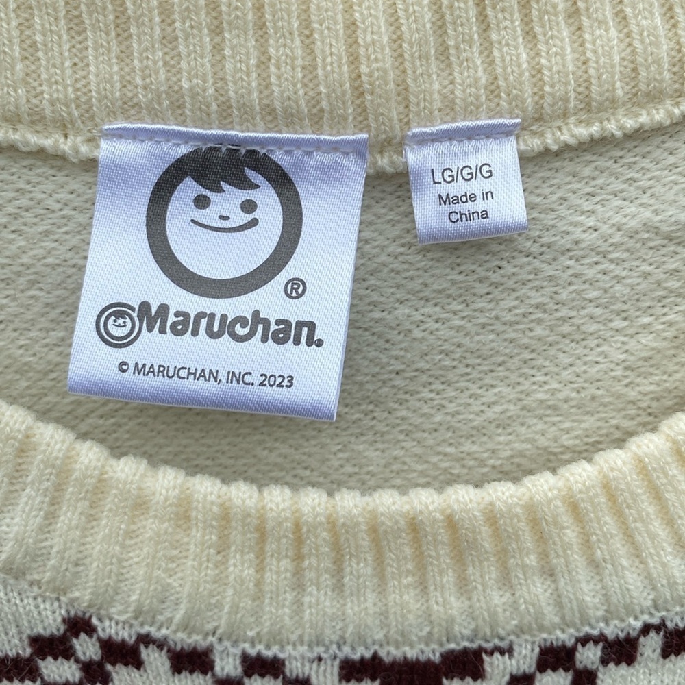 Maruchan Girls Graphic Crew Neck Sweater Size 10-12 - Picture 5 of 6